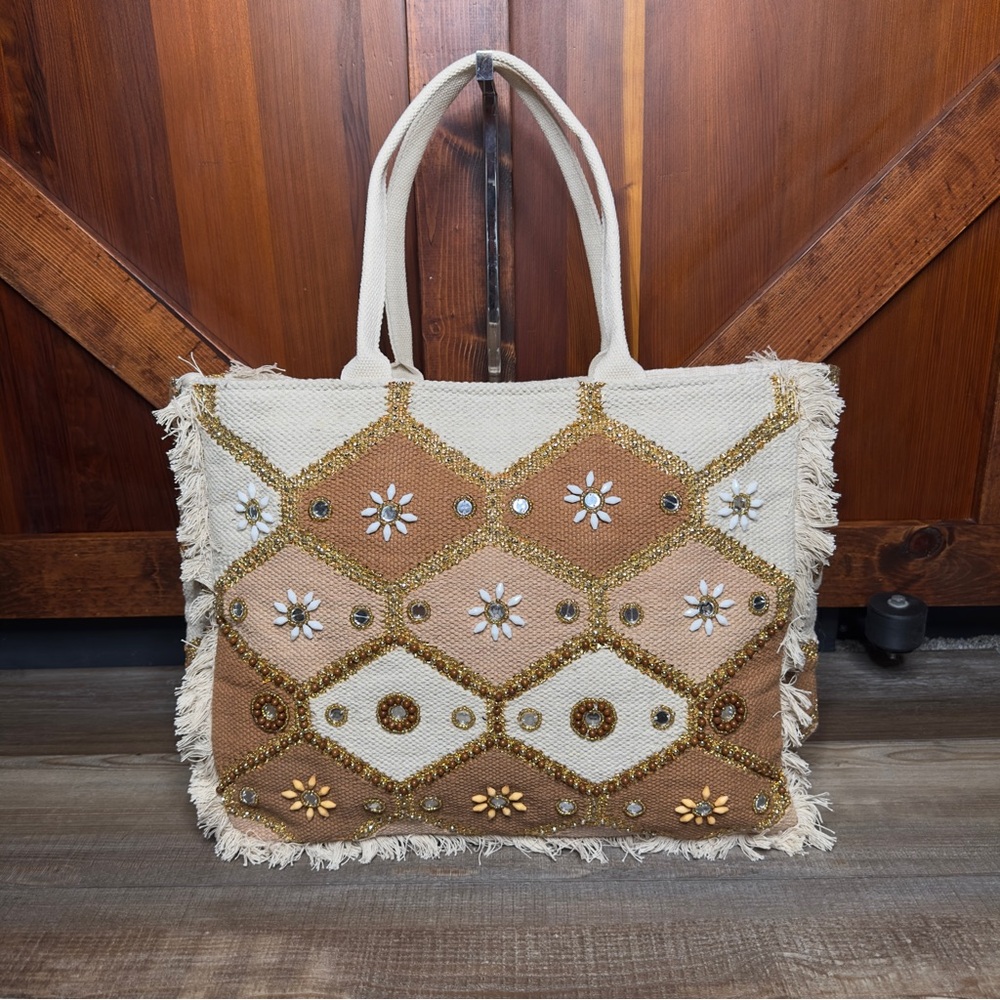 Myra Bag  Sonoran Starlight Weekender Tote Canvas Bag Duffel NWT